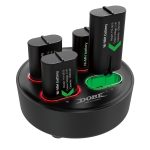 پک باطری 4تایی 1200میلی آمپر ایکس باکس برند Dobe