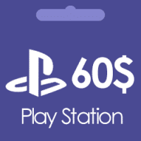 گیفت کارت 60 دلاری پلی استیشن Play Station