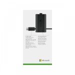 باتری قابل شارژ کنترلر ایکس باکس + کابل USB-C ماکروسافت