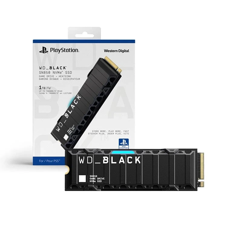 Dapigame ssd ps5 1 حافظه اس اس دی WD_BLACK SN850 NVMe SSD - 1TB برای PS5